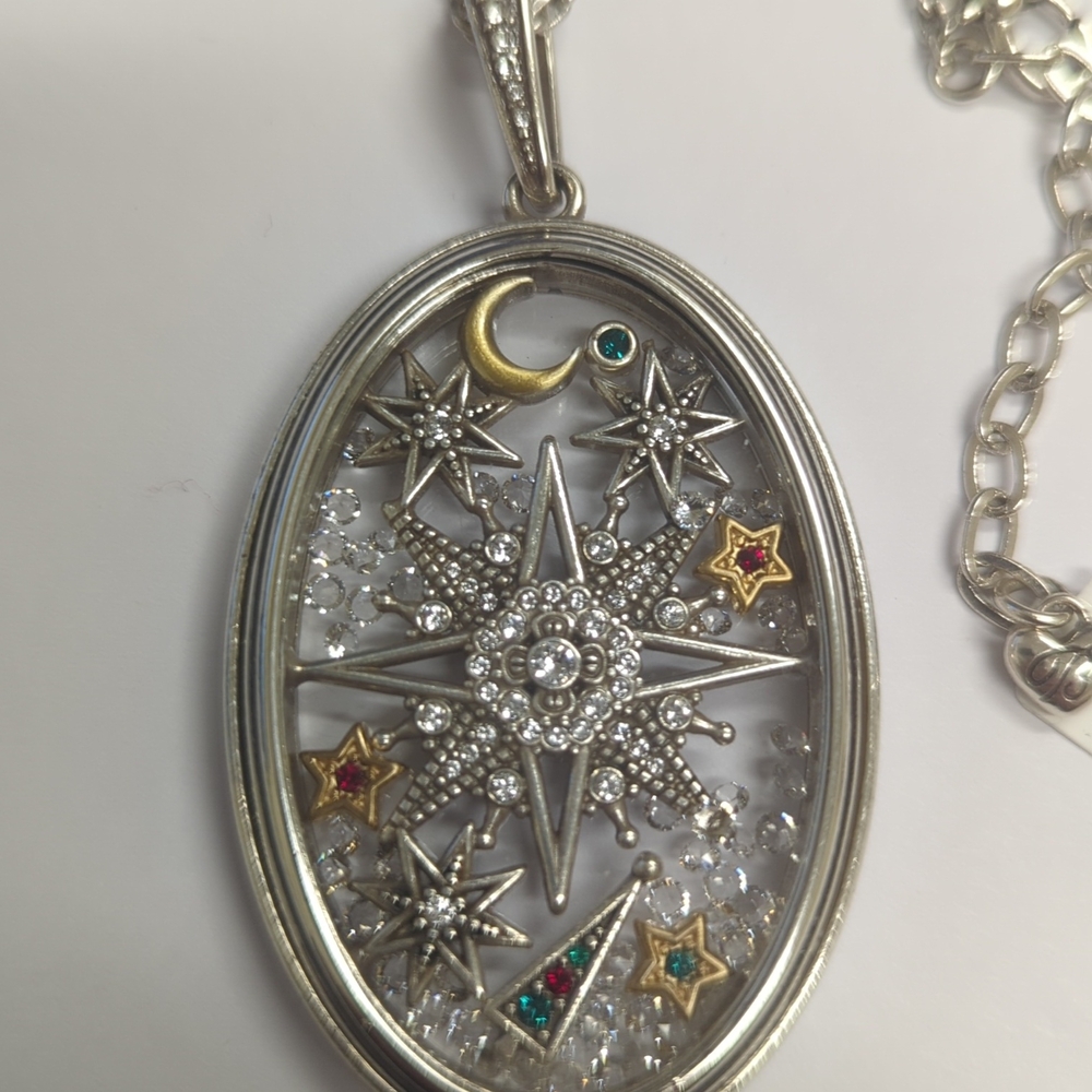 Brighton Silver and Gold Celestial Necklace